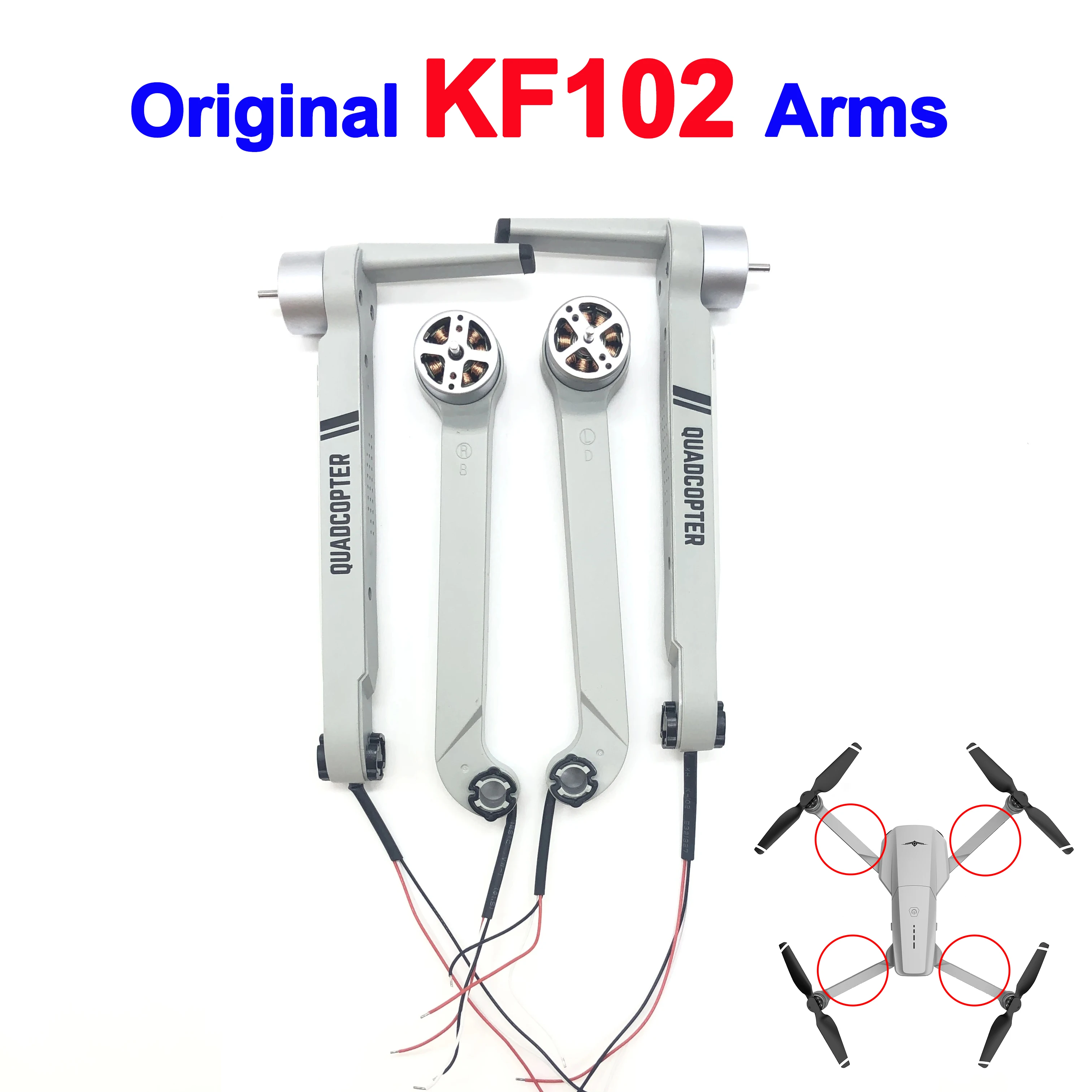 Drone Mapping - KF102 MAX Braccio anteriore posteriore Accessori
