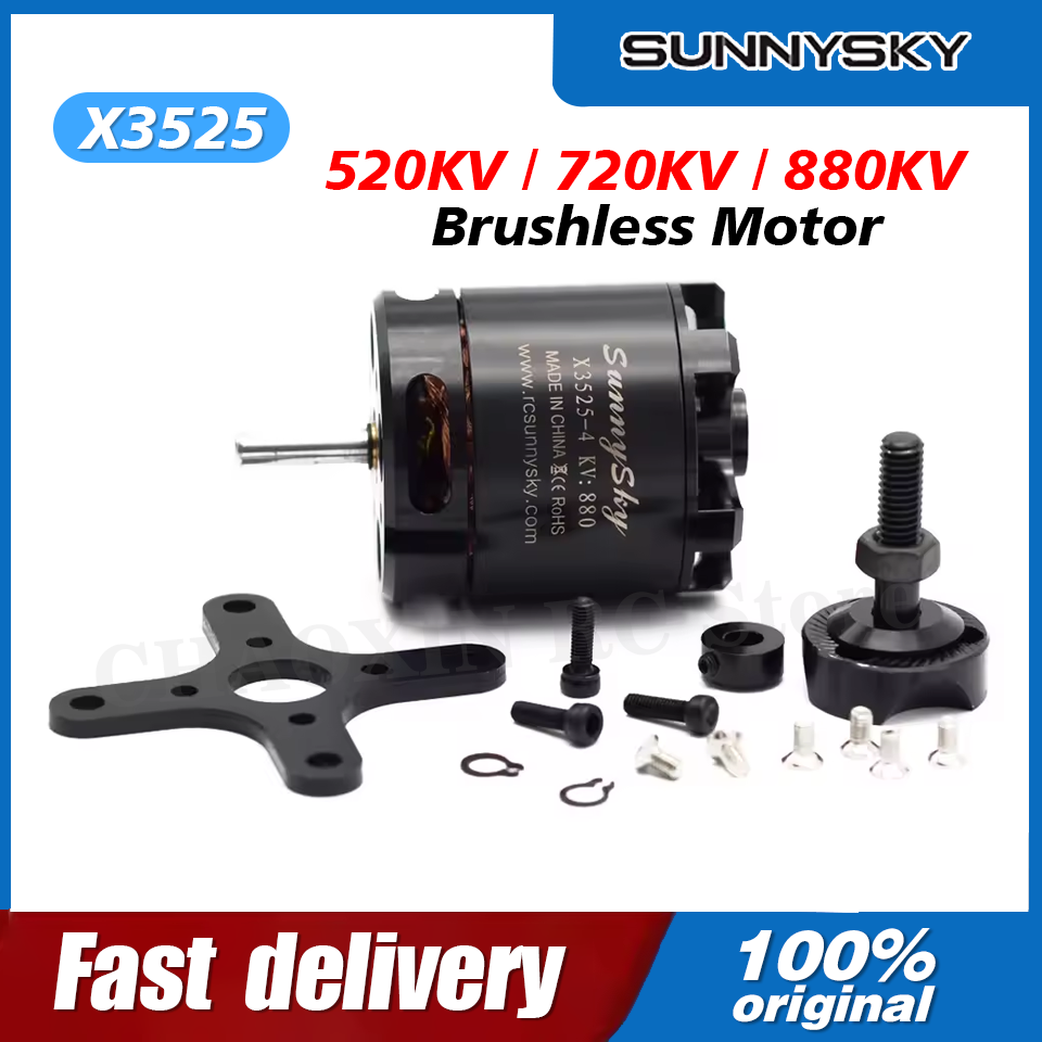 Drone 3D Modeling - Motore Brushless Sunnysky X3520 KV520/KV720/KV880 4-6S