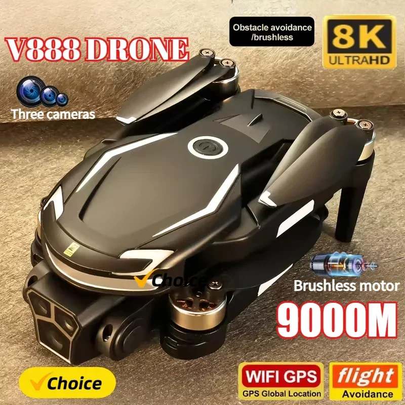 Drone Multispectral - Nuovo Drone V888 8K GPS con