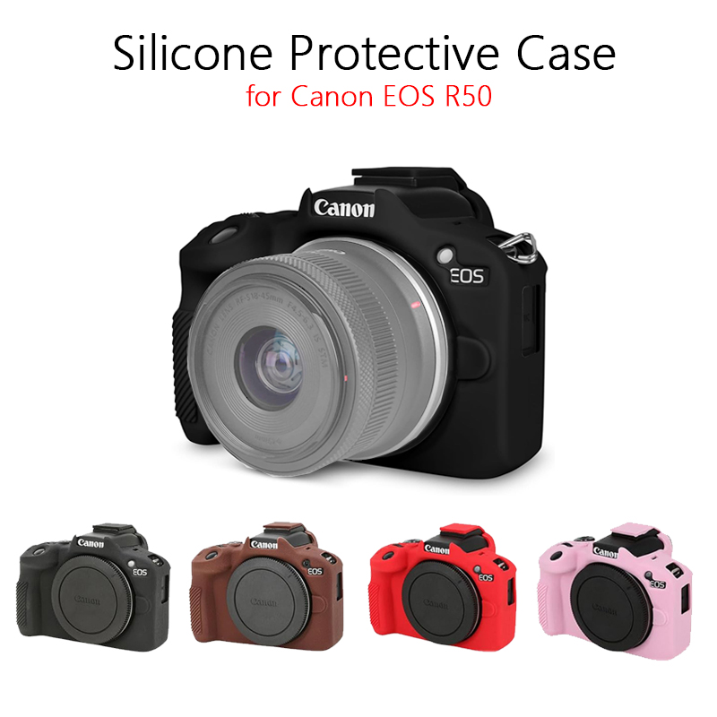 Canon Camera Eos R50 - Custodia Protettiva in Silicone per Canon