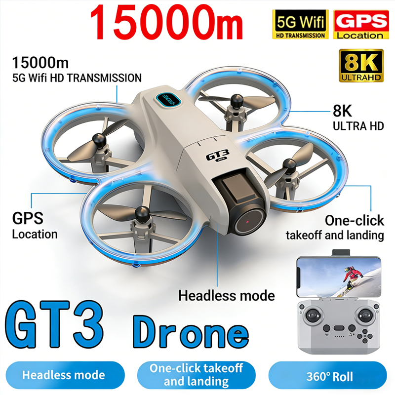 Nuovo GT3 MAX Drone 8K HD Foto - Drone Video Production recensione e prezzo