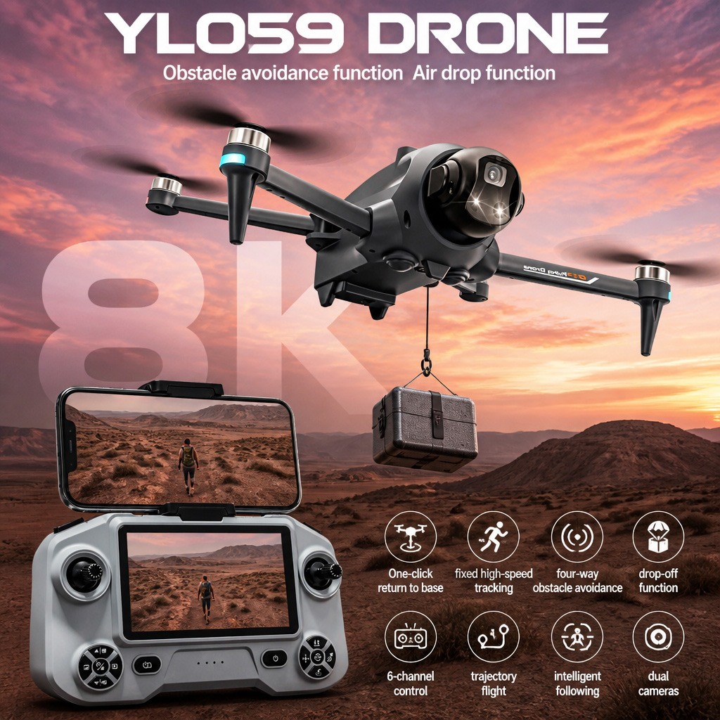 NUOVO Drone YL059 con GPS, Rit - Drone Multispectral recensione e prezzo