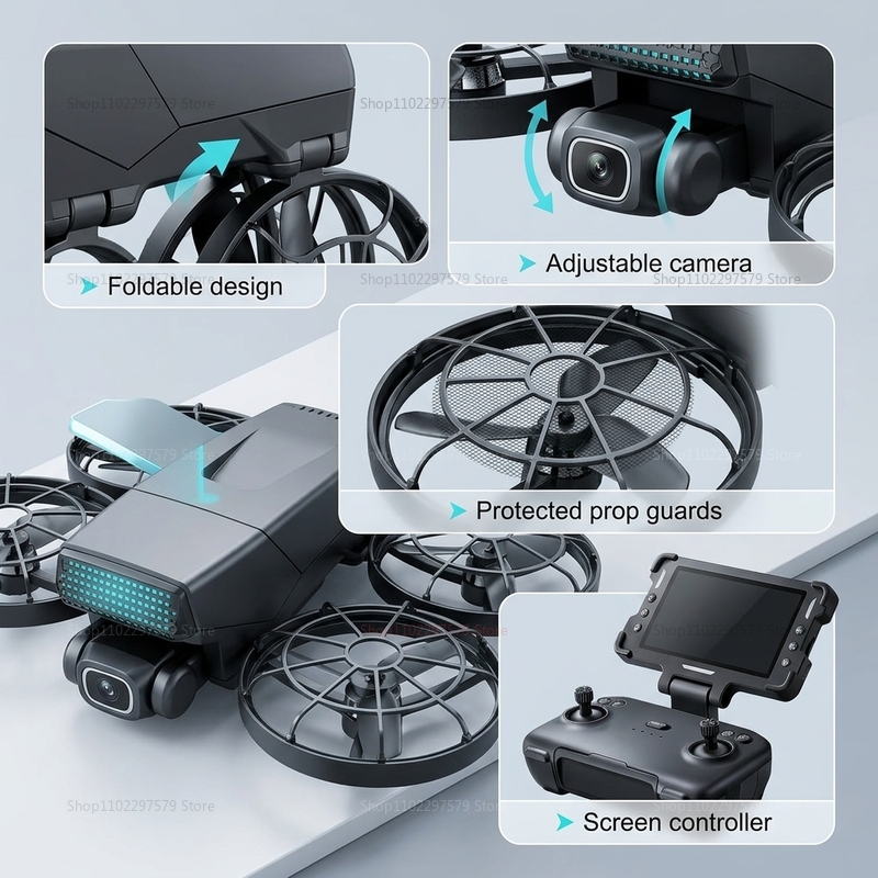 Nuovi Droni M8 GPS 8K Professi - Drone Multispectral recensione e prezzo